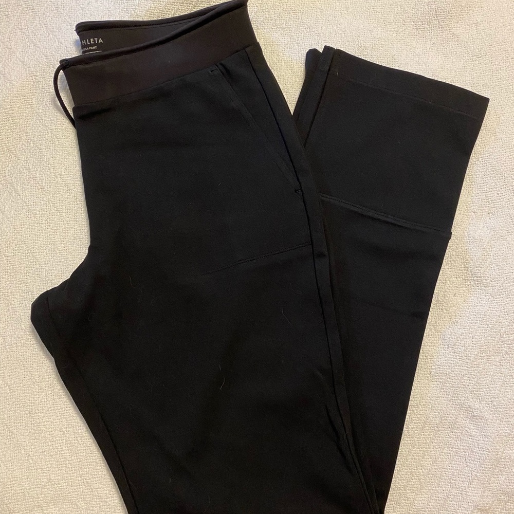 NWOT Athleta Black Hermosa Pants - Picture 3 of 9